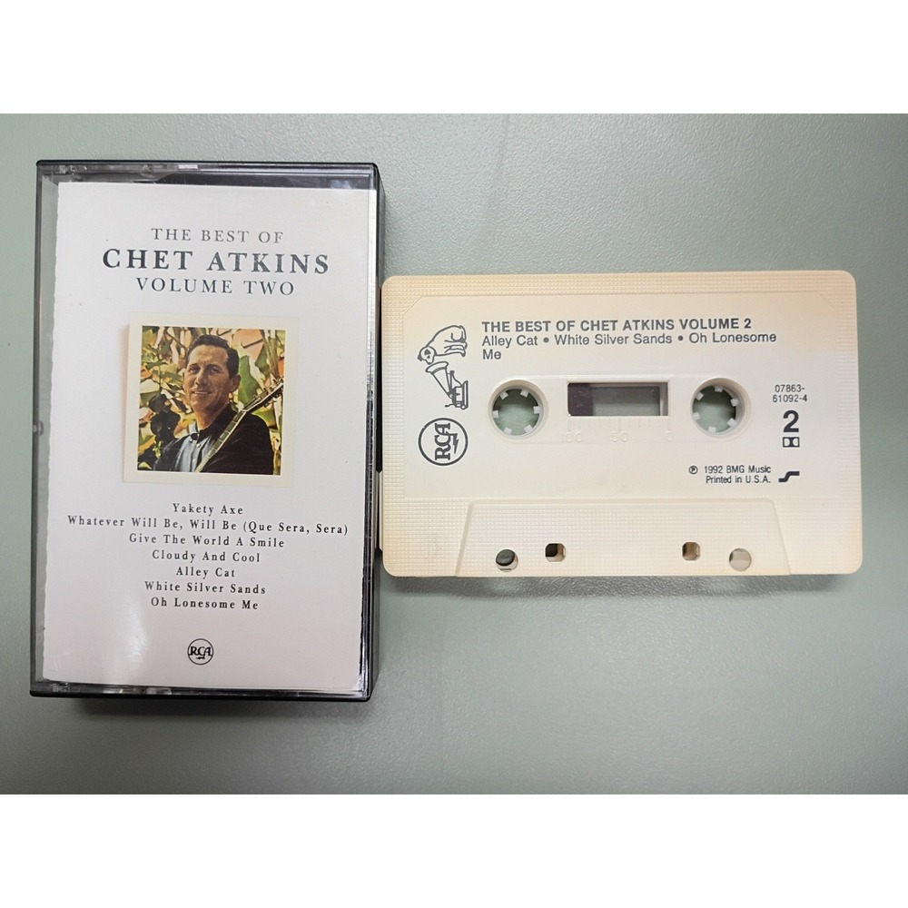The Best of Chet Atkins Volume 2 RCA Cassette Tape 1992 07863-61092-4 Yakety Axe